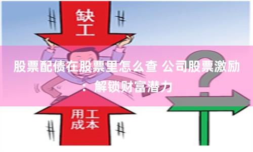 股票配债在股票里怎么查 公司股票激励：解锁财富潜力